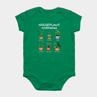 Houseplant Nicknames Baby Bodysuit